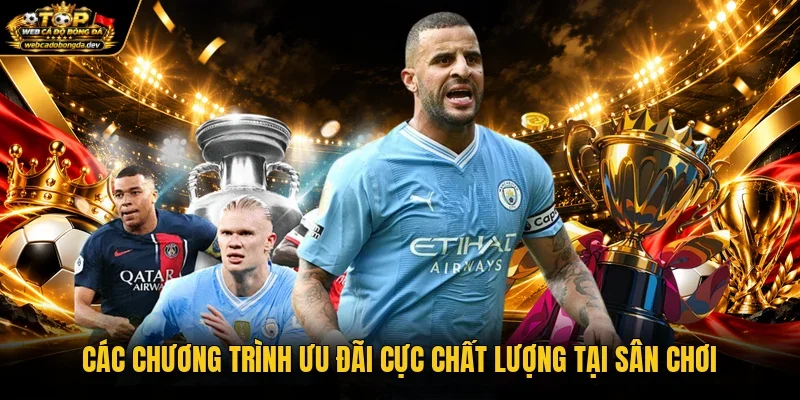 Các chương trình ưu đãi cực chất lượng tại sân chơi Các chương trình ưu đãi cực chất lượng tại sân chơi