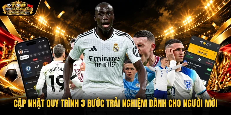 Cập nhật quy trình 3 bước trải nghiệm dành cho người mới Cập nhật quy trình 3 bước trải nghiệm dành cho người mới