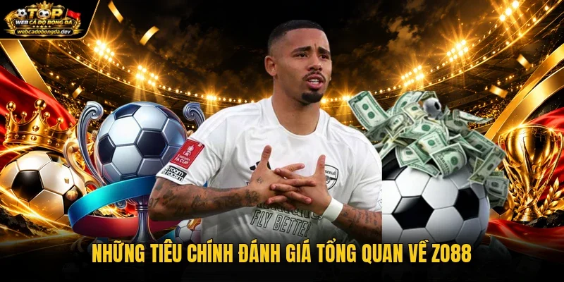 Những tiêu chính đánh giá tổng quan về Zo88 Những tiêu chính đánh giá tổng quan về Zo88